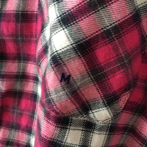 AE Plaid Button Up Shirt Sz M - Picture 5 of 7